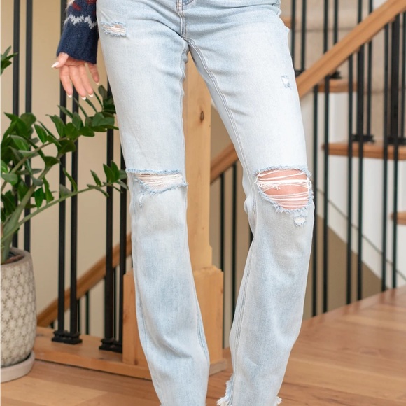 FLYING MONKEY High Rise Straight jeans - Picture 4 of 8